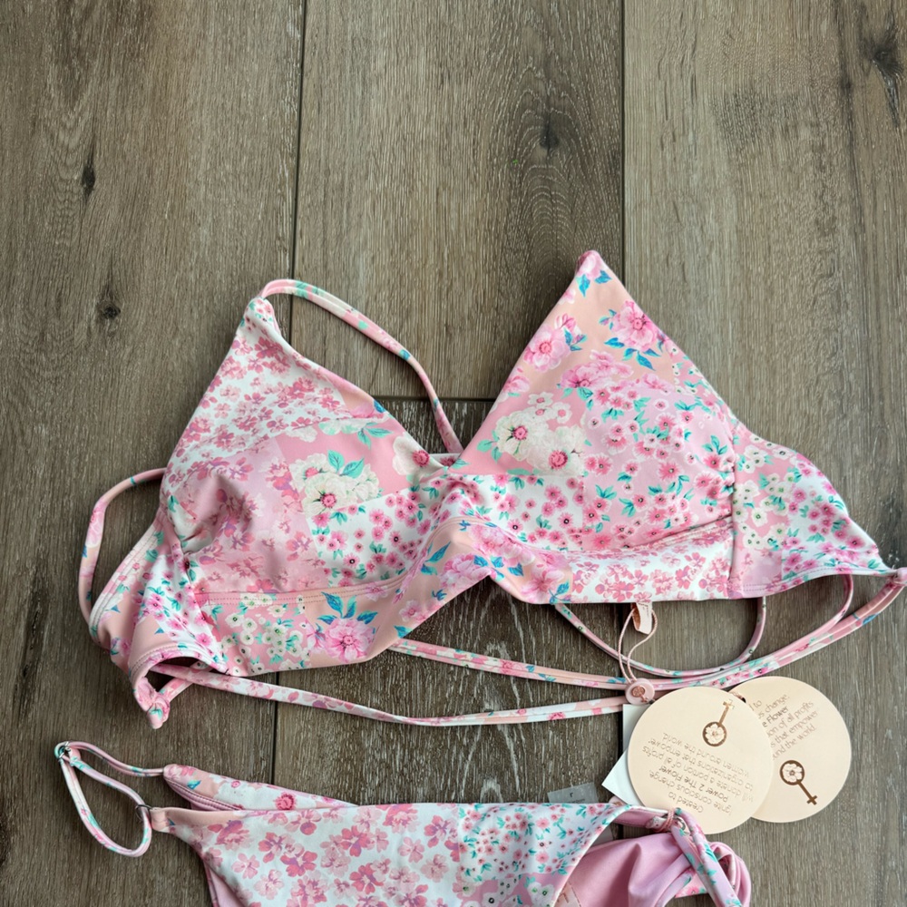 Floral Pink Bikini Set
